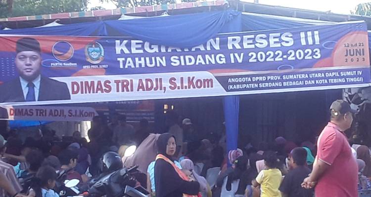 Dimas Tri Adji Anggota DPRD Sumut Dalam Sepekan pada Resesnya Kunjungi 6 Desa 2 Kabupaten