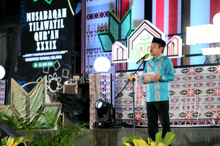 Pembukaan MTQ Ke-39 Tingkat Provinsi Sumut 2024, Pj Gubernur Harap Hasilkan Para Juara yang Mewakili Sumut di Tingkat Nasional