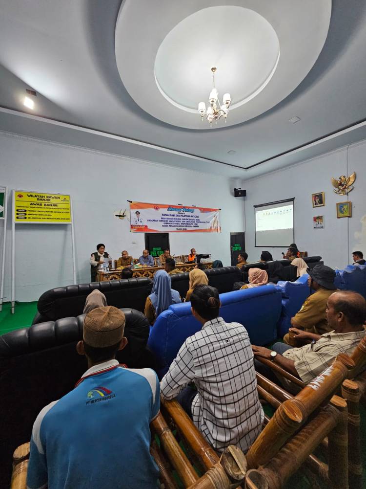 INALUM Lakukan Sosialisasi Mitigasi Bencana di Sekitar Perusahaan