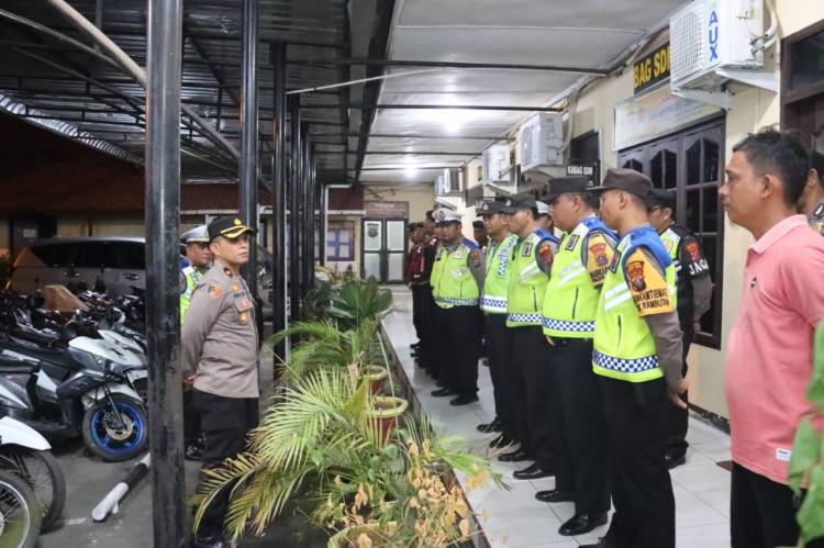 Polres Tebing Tinggi Gelar Patroli Besar Guna Pemberantasan Geng Motor, Balap Liar dan Kejahatan 3C