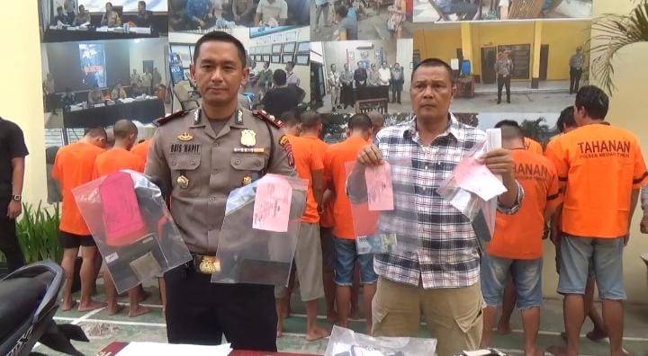 18 Pelaku Kejahatan di Medan Ditangkap