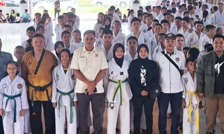 281 Atlit Taekwondo Ikuti UKT Tahap Pertama