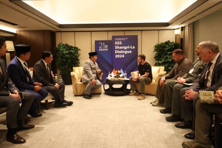 Menhan Prabowo Bertemu Presiden Ukraina, Bahas Pentingnya Jaga Perdamaian dan Keamanan Internasional