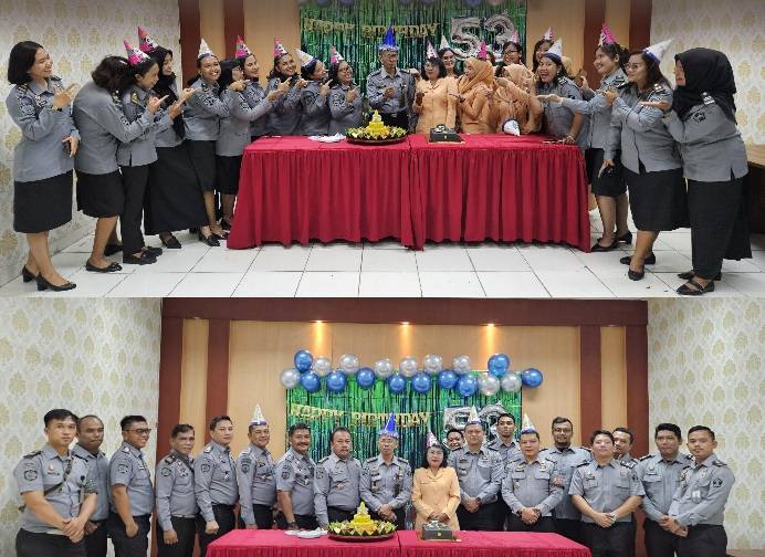 Dharma Wanita Persatuan Lapas Pancur Batu Kanwil Kemenkumham Sumut Gelar Pertemuan