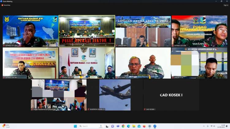 Komandan Kosek I Medan Resmi Tutup Latihan Hanud Cakra C-24 TA 2024