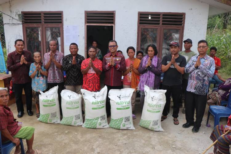 Tahun Ini Kuota Pupuk Subsidi di Toba Dilipatgandakan