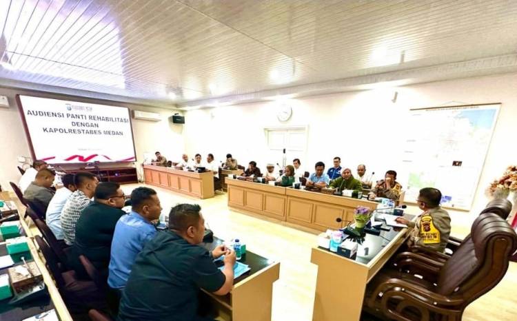 Temu Ramah Kapolrestabes Medan Dengan Pengurus Panti Rehabilitasi Narkoba