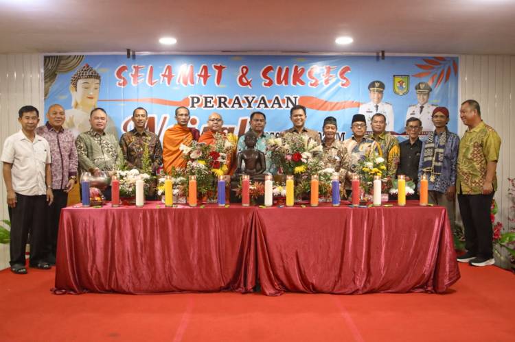 Kapolres sergai Hadiri Perayaan Tri Suci Waisak Di Perbaungan