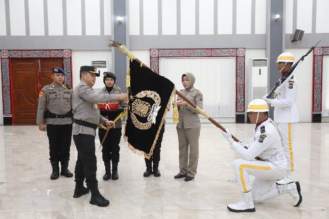 Kapolda Sumut Pimpin Upacara Pemuliaan Nilai-Nilai Tribrata dalam Perayaan Hari Bhayangkara ke-78