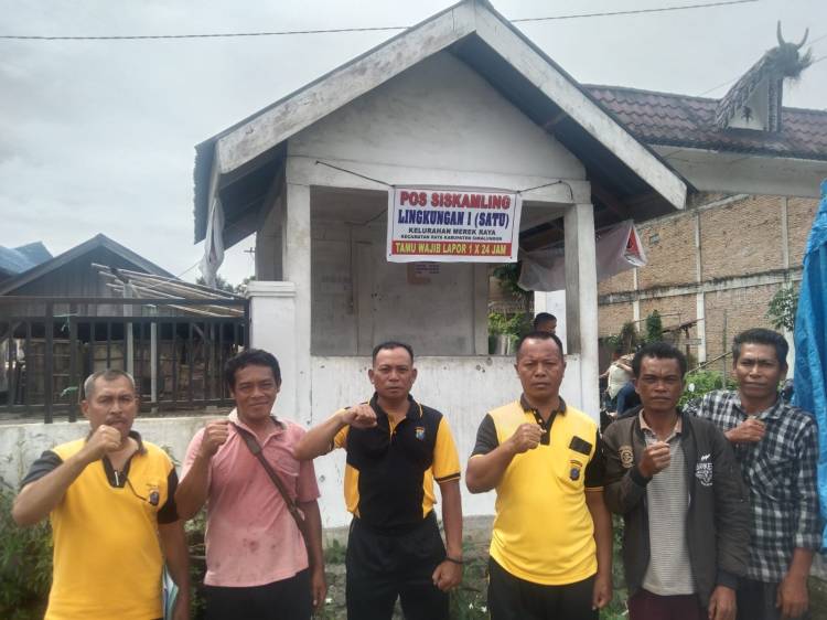 Sat Binmas Polres Simalungun Lakukan Penilaian Pos Kamling dan Tiga Pilar dalam Rangka HUT Bhayangkara Ke-78