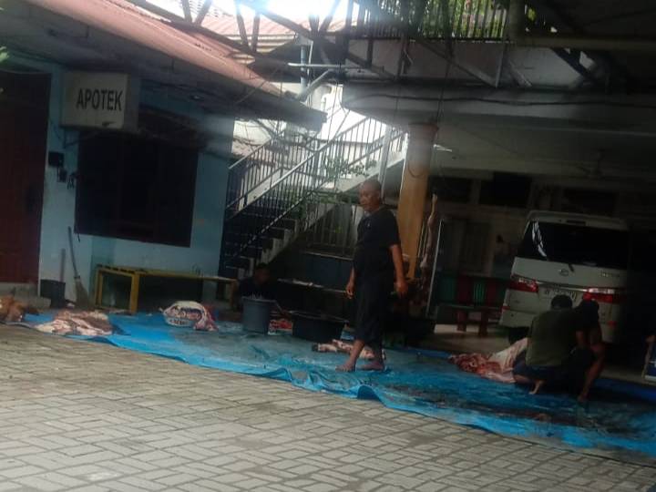Panglima Laskar Melayu Metar Bersama GPII Sumut Berbagi Hewan Qurban