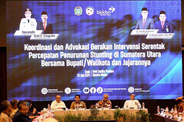 Intervensi Serentak Percepatan Penurunan Stunting, Pj Gubernur Sumut Tekankan Empat Poin Ini