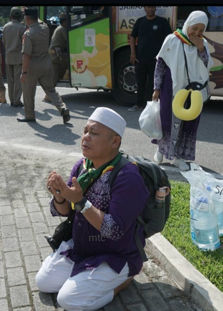Digedung Tahfidz Masjid Agung Assisten I Sambut Kepulangan Jamaah Haji