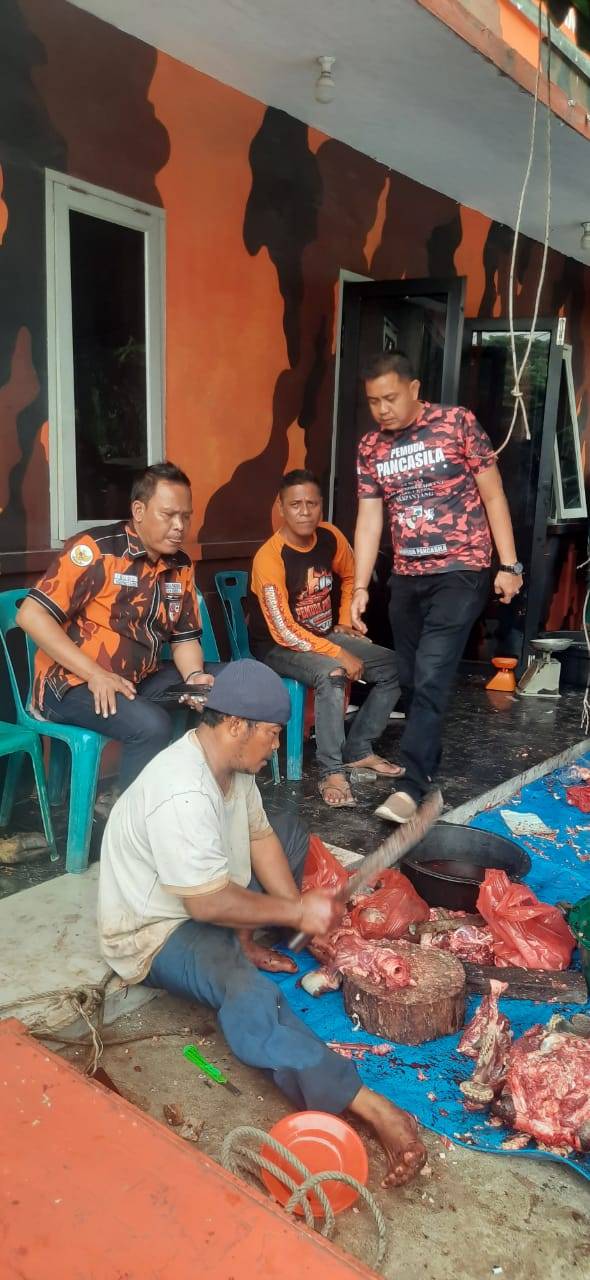 PAC Pemuda Pancasila Medan Denai,  Qurban 2 Ekor Lembu