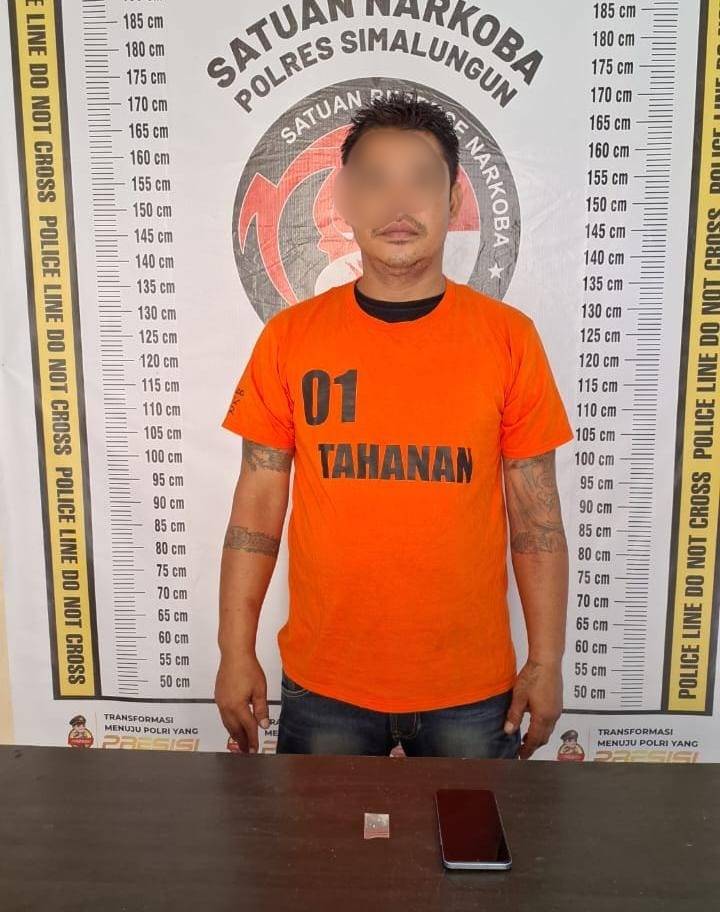 Dikenal Licin, Surbak Pengedar Sabu Akhirnya Ditangkap Sat Narkoba Polres Simalungun