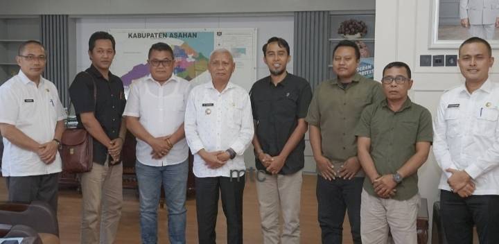 Audensi SMSI Kabupaten Asahan Diterima Bupati