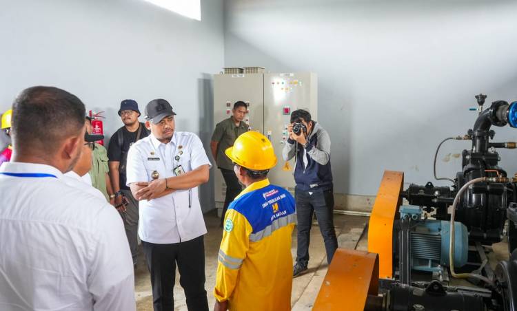 Pastikan Hasil Pekerjaan Berkualitas dan Berfungsi Baik, Bobby Nasution Tinjau Kolam Retensi Danau Laguna