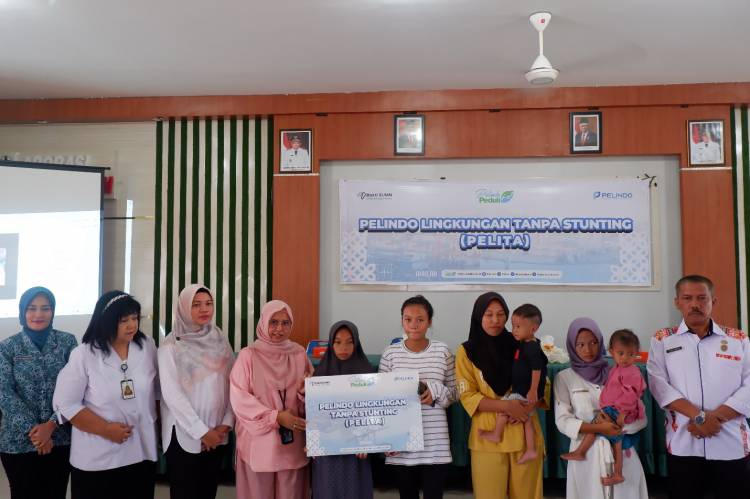 Pelindo Kembali Laksanakan Program PELITA (Pelindo Lingkungan Tanpa Anak Stunting) di Belawan