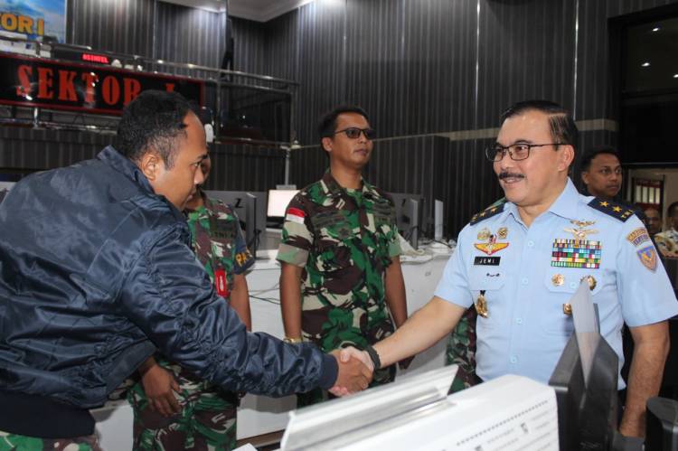 Komandan Kosek I Terima Kunjungan Kerja Irjenau ke Kosek I Medan