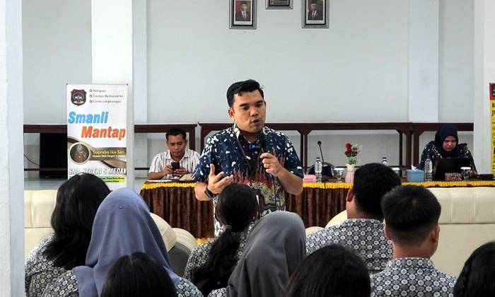 Kejaksaan Tinggi Sumatera Utara Gelar JMS di SMA N 5 Medan, Ajak Siswa Hindari Narkoba dan Bijak Bermedia Sosial