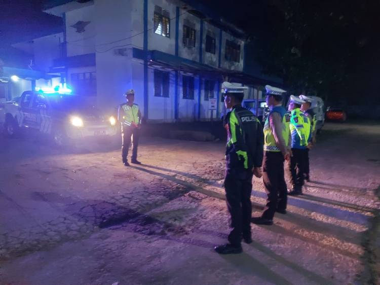 Patroli Hunting System di Simalungun, Kasat Lantas Tindak Pengendara Knalpot Brong