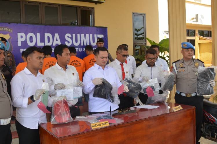 Polres Labusel Ungkap Sindikat Pencurian Dump Truk Antar Provinsi