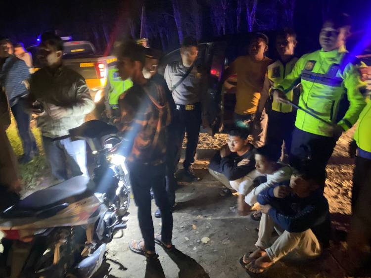 Jaga Kamtibmas Polres Simalungun Gelar Patroli Skala Besar Antisipasi Geng Motor Dini Hari