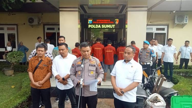 Polda Sumut Ringkus 6 Sindikat Pencurian Sawit PTPN IV, Kerugian Rp 100 Miliar