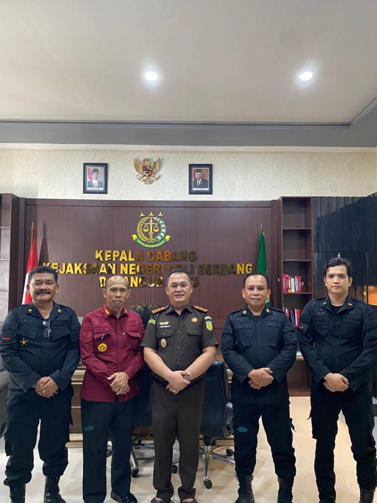 Perkuat Sinergitas Antar APH, Lapas Pancur Batu Kunjungi Cabjari Pancur Batu