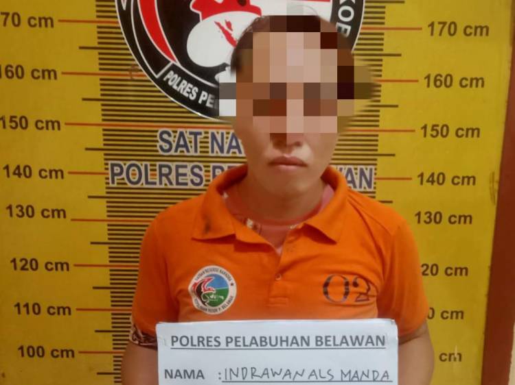 Sat Narkoba Polres Pelabuhan Belawan Tangkap Dua Pengedar di Desa Klambir