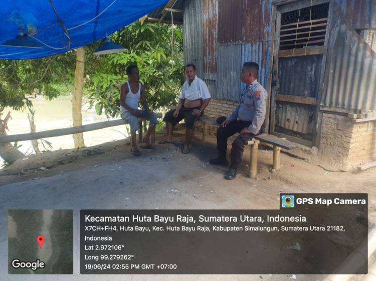 Polsek Tanah Jawa Cek Lokasi Diduga Tempat Judi Sabung Ayam