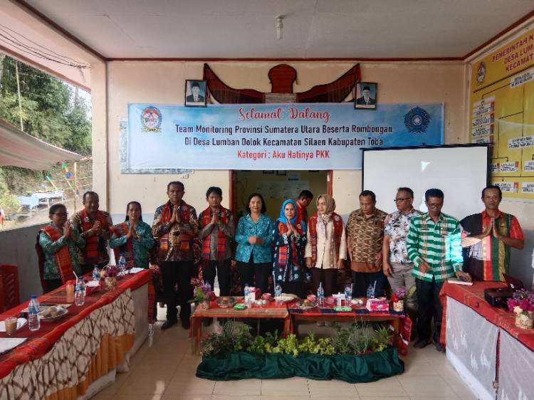 Lumban Dolok, Desa di Silaen ini Wakili Toba Lomba PKK Kategori Aku Hatinya PKK