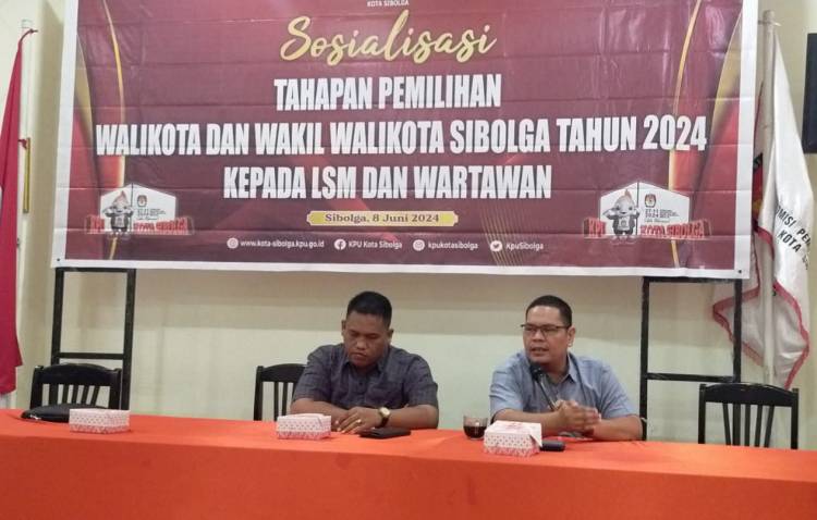 KPU Sibolga Ajak Wartawan dan LSM Kampanyekan Tahapan Pilkada