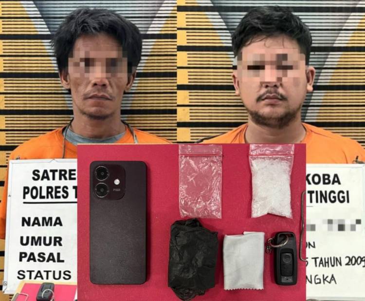 2 Pria Asahan Edarkan Sabu ke Tebing Tinggi