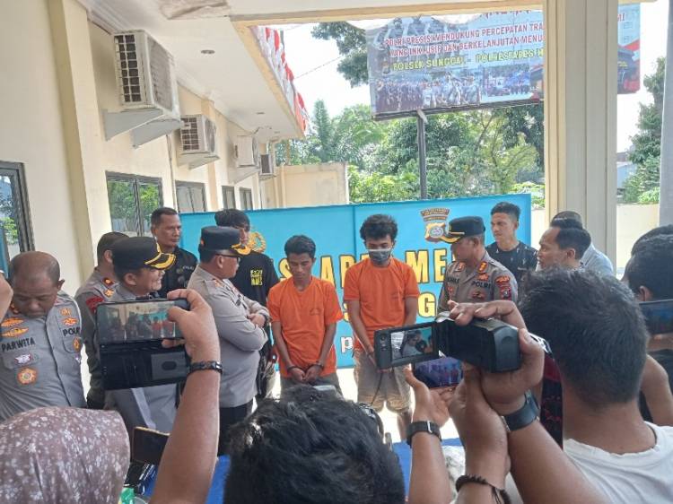 Polsek Medan Sunggal Tembak Begal Sadis