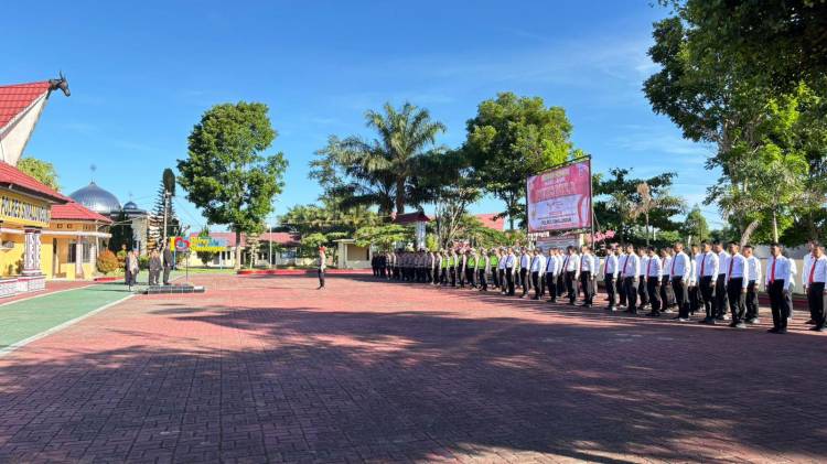 Polres Simalungun Gelar Upacara Khidmat Peringati Hari Lahir Pancasila, Perkuat Komitmen Pancasilais di Tubuh Polri