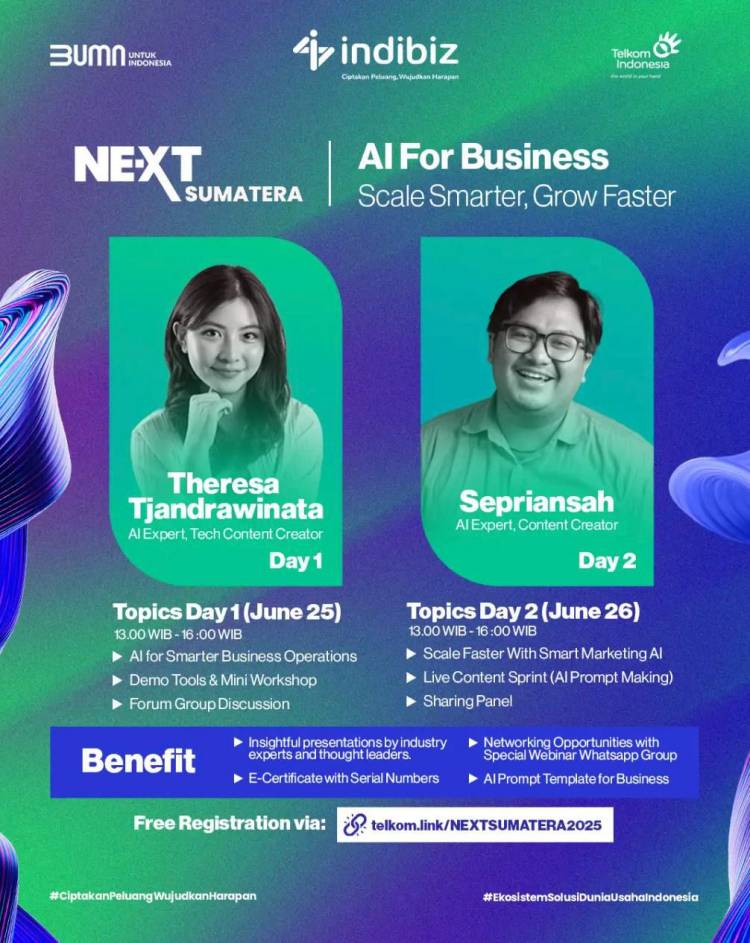 NEXT Sumatera by Indibiz Sumatera: Memperkenalkan Era Baru Pemanfaatan AI untuk UMKA