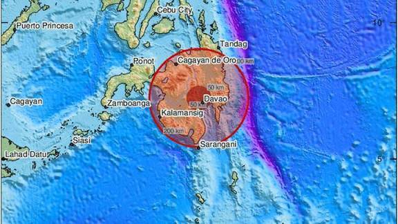 Gempa 6,2 SR Guncang Filipina Selatan