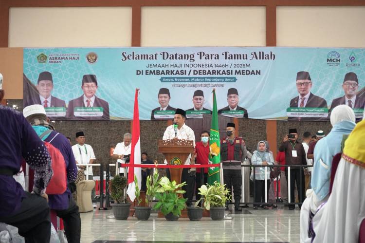 Ketua PPIH Debarkasi Medan Harapkan Jemaah Haji Jadi Panutan