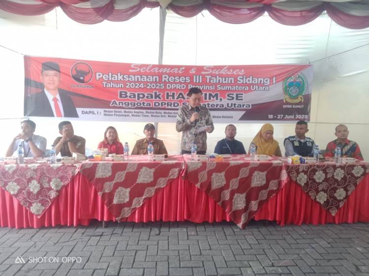 Laksanakan Reses III di Medan Timur, Hasyim Tanggapi Langsung Aspirasi Masyarakat