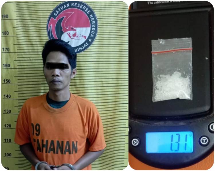 Polres Binjai Gagalkan Peredaran Narkoba Jenis Sabu