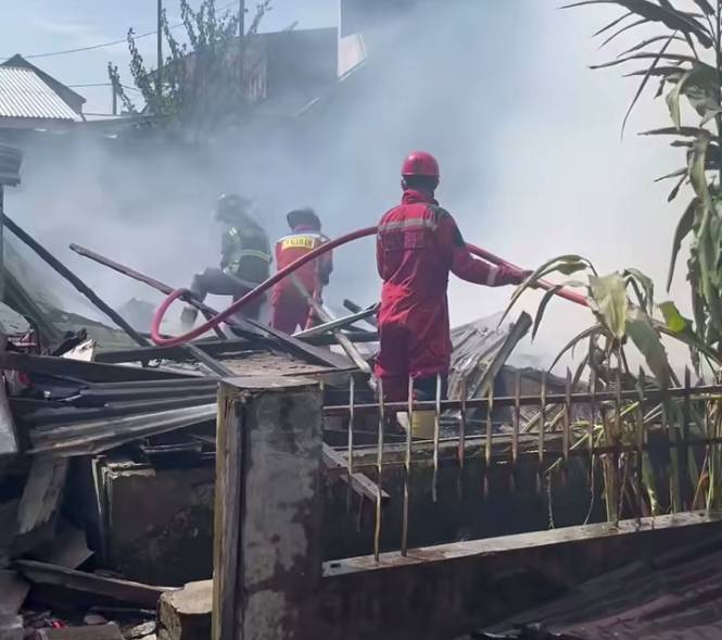 Rumah Kosong di Medan Selayang Terbakar