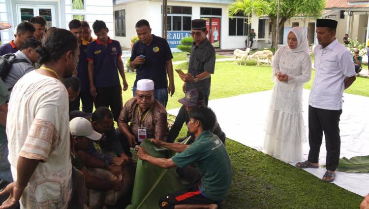 Wali Kota Tanjungbalai Berbagi Daging Kurban ke Warga Binaan