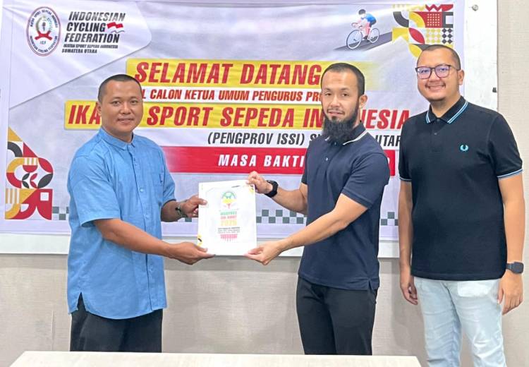 Di Usung  11 Pengcab, Agung Nugraha Buchari  Resmi Daftar calon  Ketua ISSI Sumatera Utara