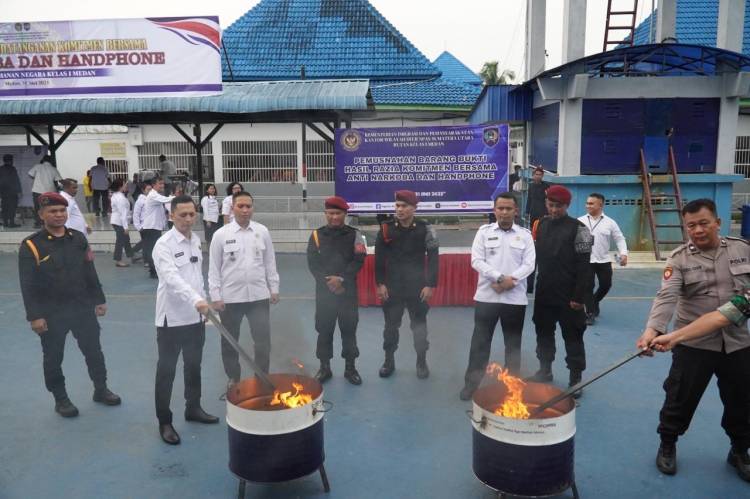 Deklarasi Komitmen Bersama, Rutan Kelas I Medan Siap wujudkan Rutan Terbebas dari Peredaran Narkoba dan Handphone