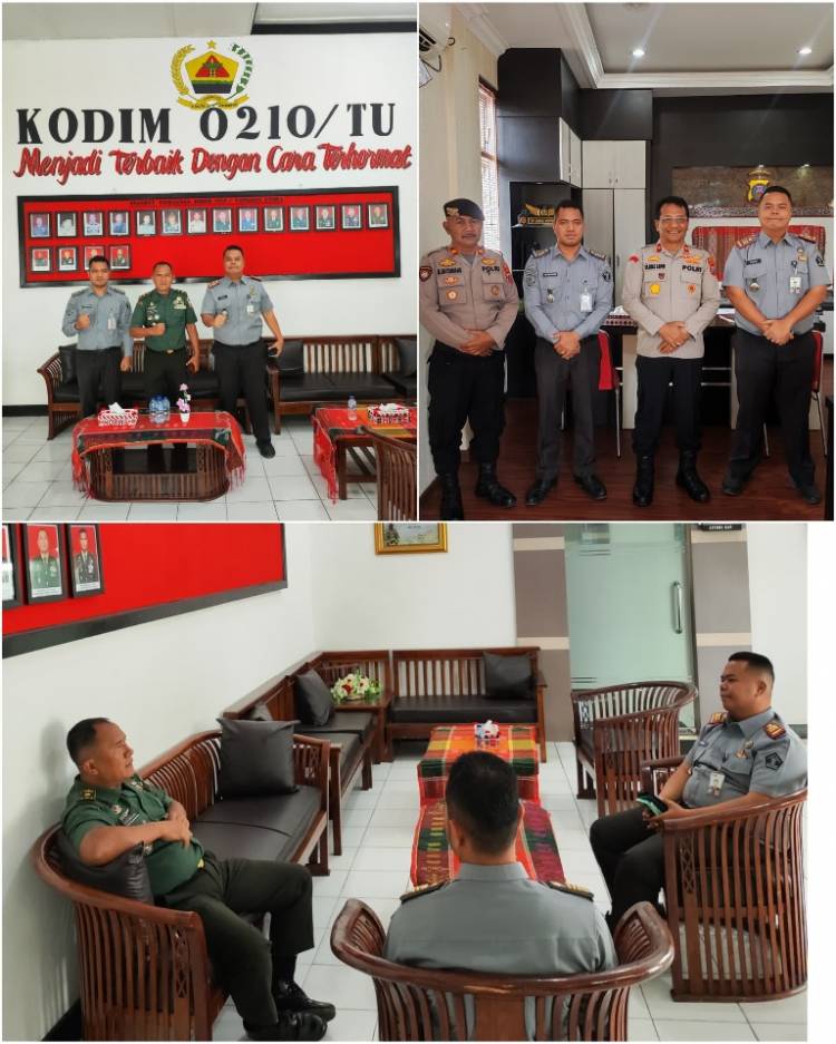 Kunjungi Kodim 0210/TU dan Polres Tapanuli Utara, Karutan Tarutung : Perkuat Sinergi dalam Peningkatan Keamanan dan Ketertiban