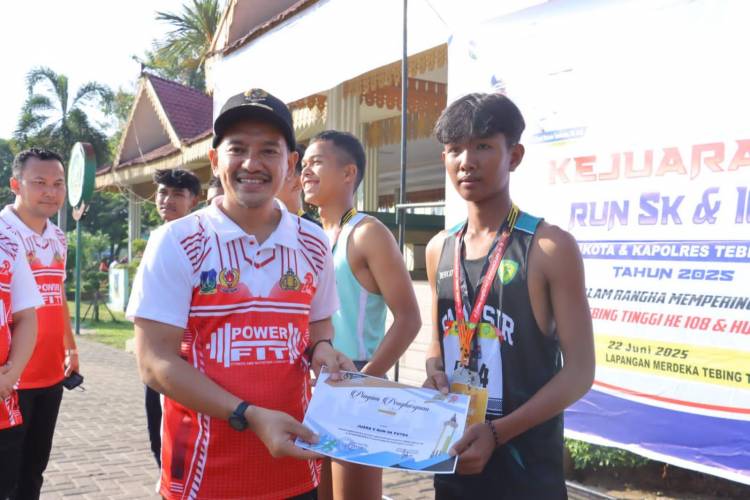 Polres Tebingtinggi Gelar Fun Run 5K Dan 10K, Ini Hasilnya