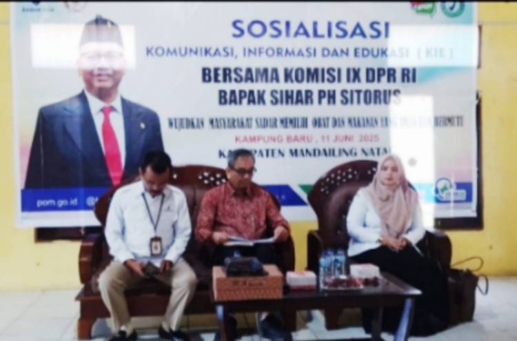 Sihar Sitorus : Perlunya Kesadaran Dan Selektif Dalam Memilih Obat dan Makanan
