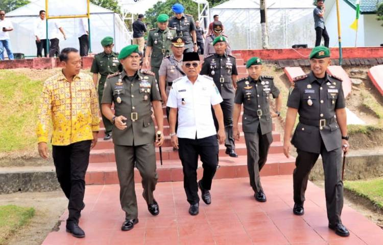 Hadiri Sertijab Danyonif 122/TS, Bupati Simalungun Berharap Dapat Bekerjasama dengan Stakeholder