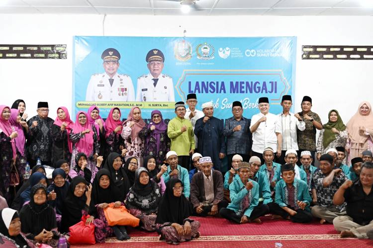 Meriahkan Hari Lansia Tingkat Nasional ke-29 Tahun, Pemprov Sumut Gelar Lansia Mengaji Untuk Sumut Berkah
